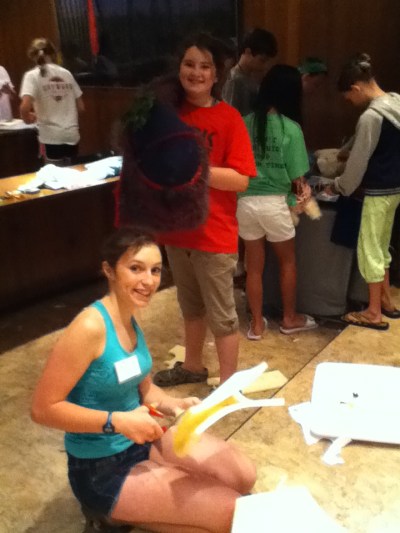 Works in Progress - It takes A LOT of foam and fake fur to make these creations!